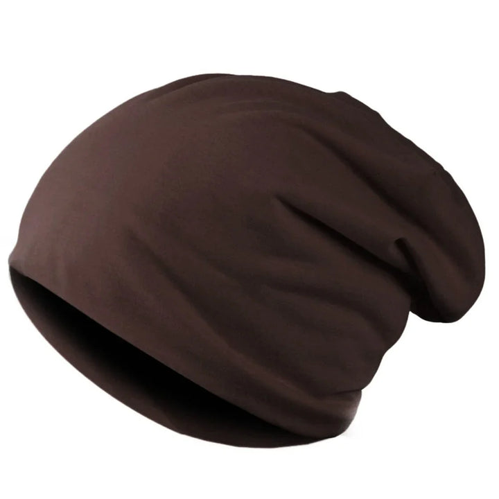 Herren Beanie-Mütze Einfarbige Herbst und Frühling Winddichte Outdoor-Mütze