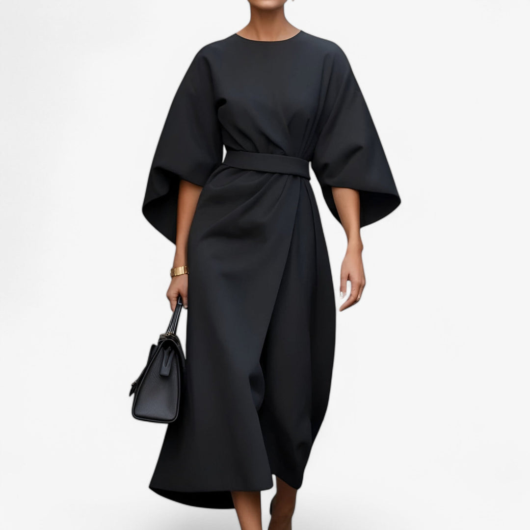 Elora | Asymmetrisches Damen-Festkleid – Mutige Fusion aus Anmut & modernem Design für die Stadt
