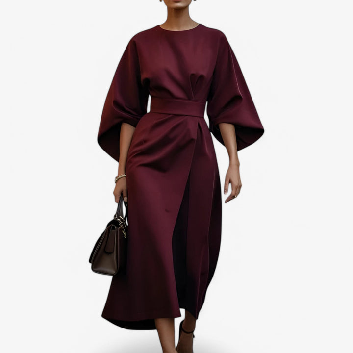 Elora | Asymmetrisches Damen-Festkleid – Mutige Fusion aus Anmut & modernem Design für die Stadt