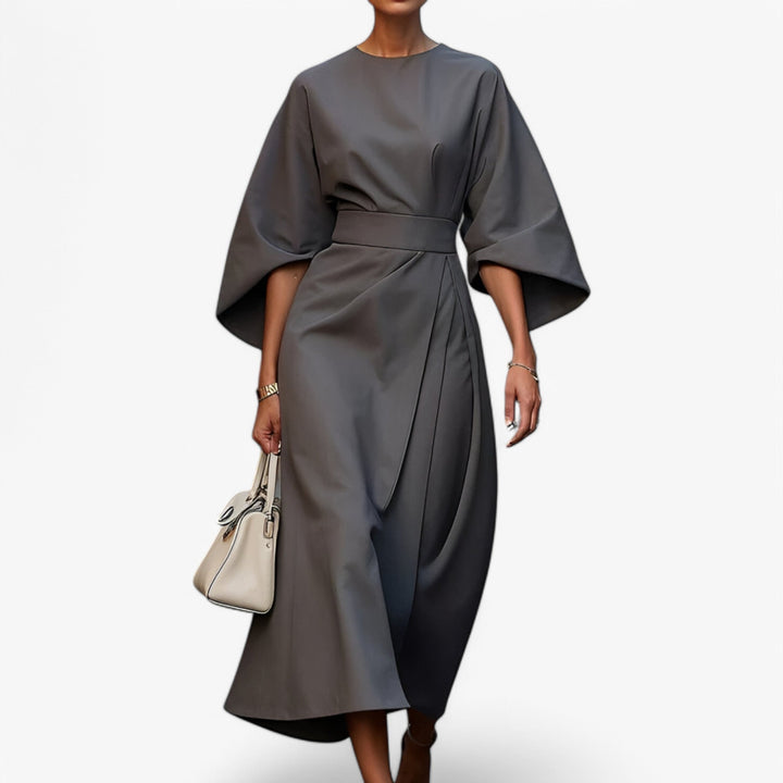 Elora | Asymmetrisches Damen-Festkleid – Mutige Fusion aus Anmut & modernem Design für die Stadt