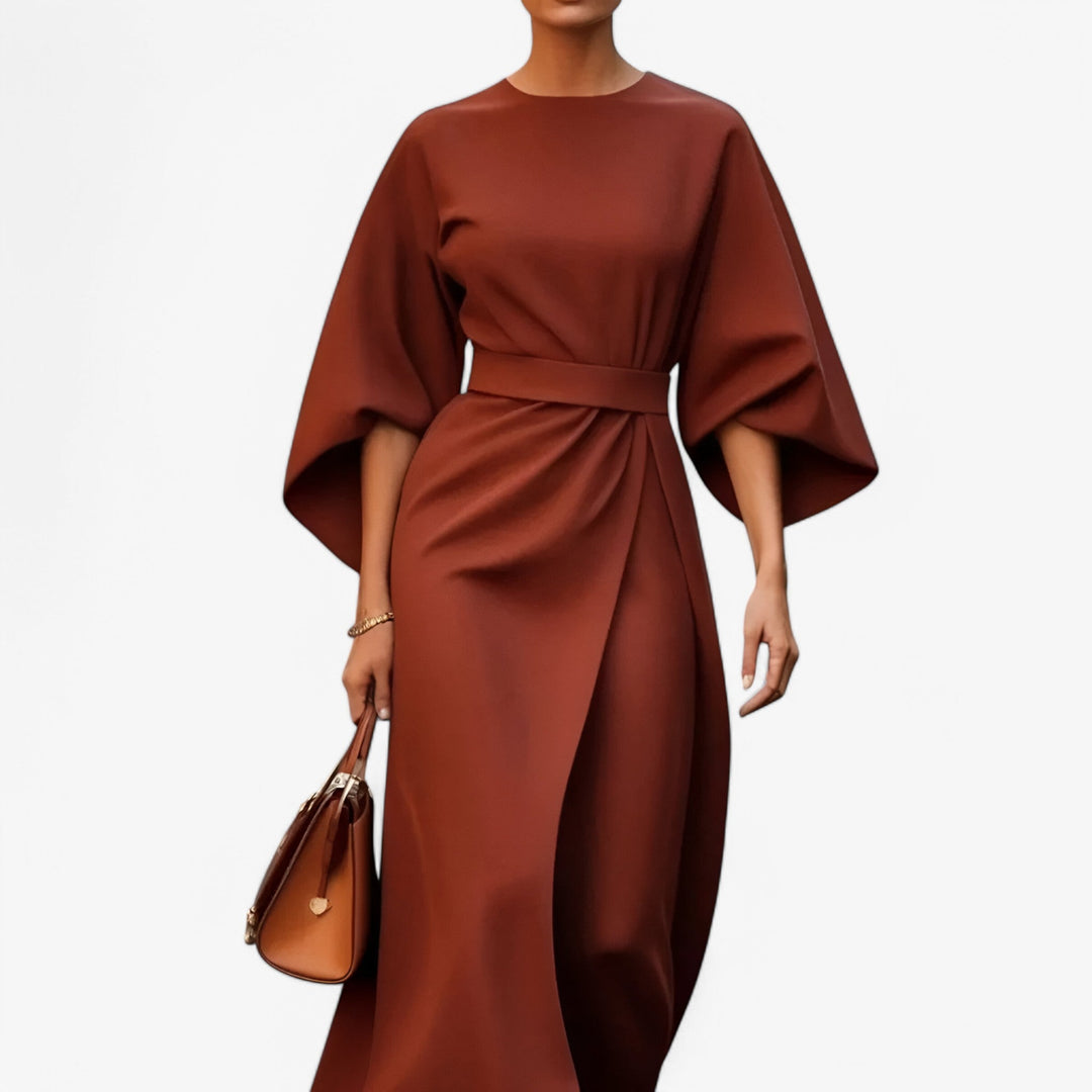 Elora | Asymmetrisches Damen-Festkleid – Mutige Fusion aus Anmut & modernem Design für die Stadt