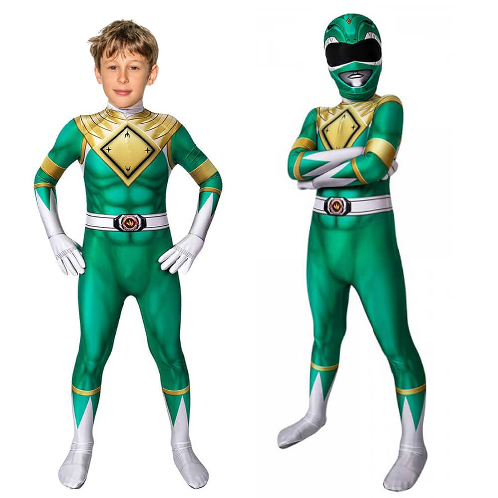 Ranger-Kostüm-Overall Für Kinder Superhelden-Cosplay-Designs
