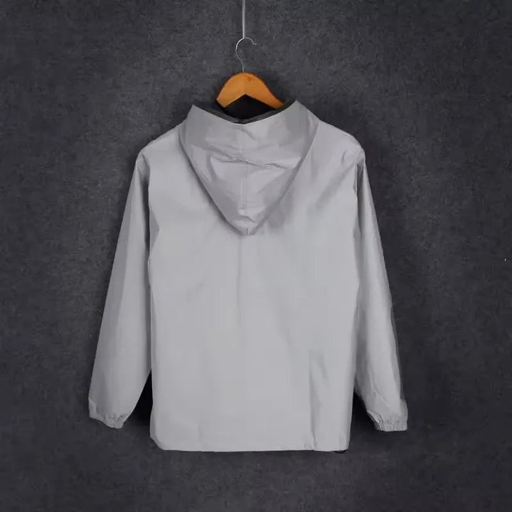 Herren Reflektierende Herren Jacke Mit Kapuze Nachtlauf