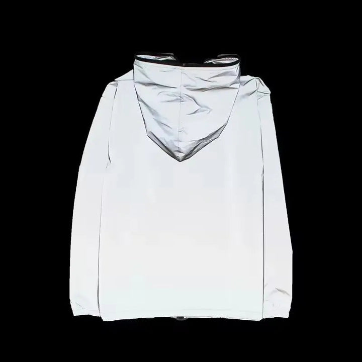 Herren Reflektierende Herren Jacke Mit Kapuze Nachtlauf