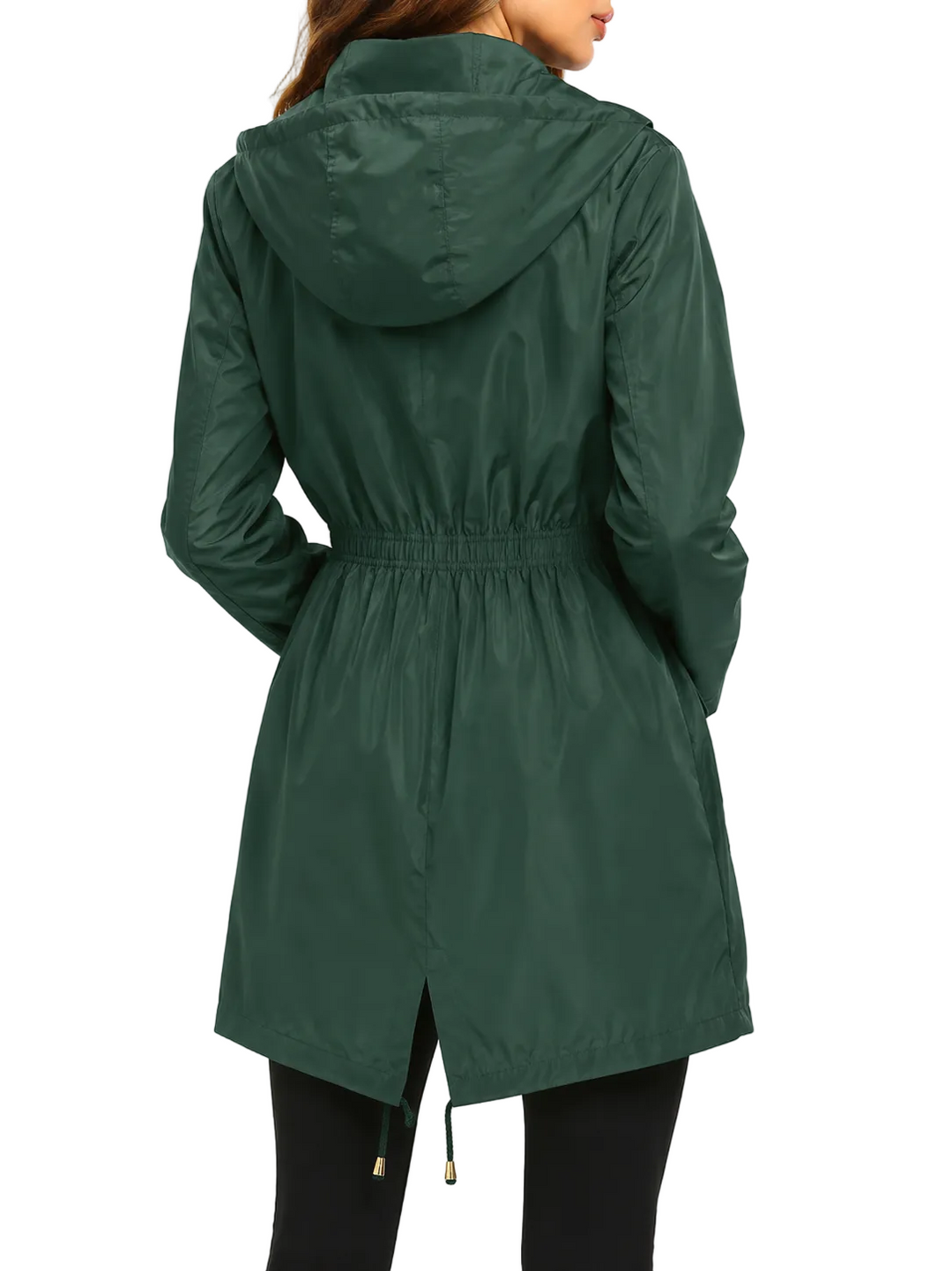 Damen Regenjacke Lang mit Kapuze – Wetterfest & Funktional