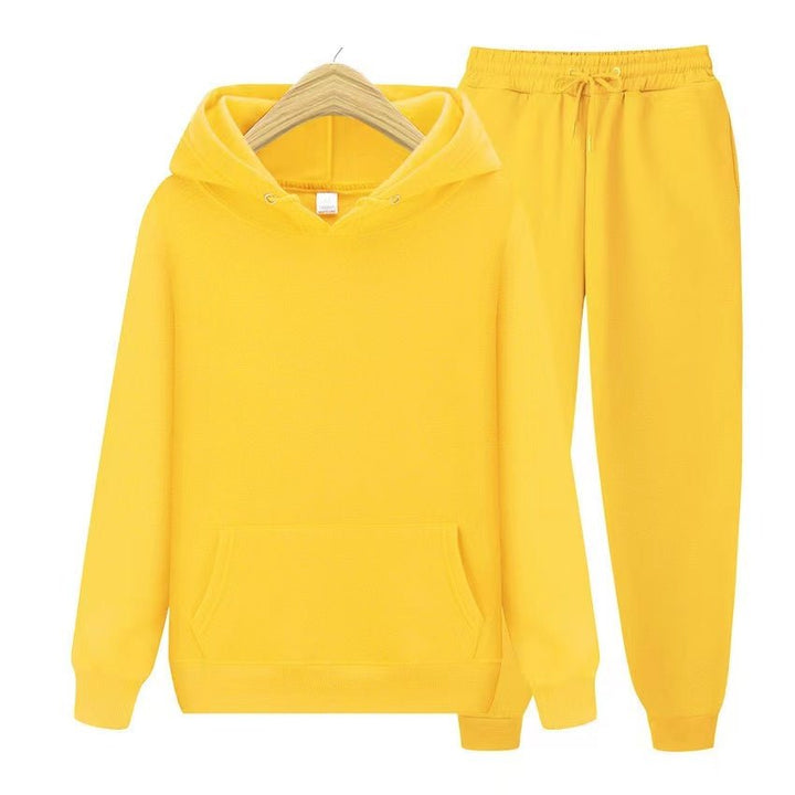 Unisex Hoodie Und Jogginghose Im Zweiteiler Set Weiches Material Lockere Passform