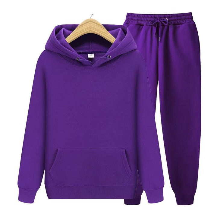 Unisex Hoodie Und Jogginghose Im Zweiteiler Set Weiches Material Lockere Passform