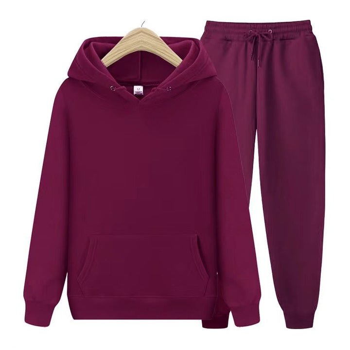 Unisex Hoodie Und Jogginghose Im Zweiteiler Set Weiches Material Lockere Passform