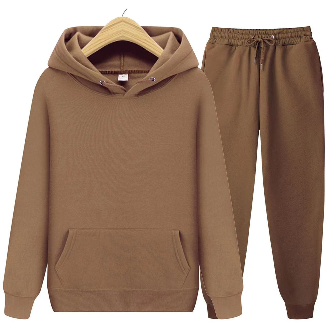 Unisex Hoodie Und Jogginghose Im Zweiteiler Set Weiches Material Lockere Passform
