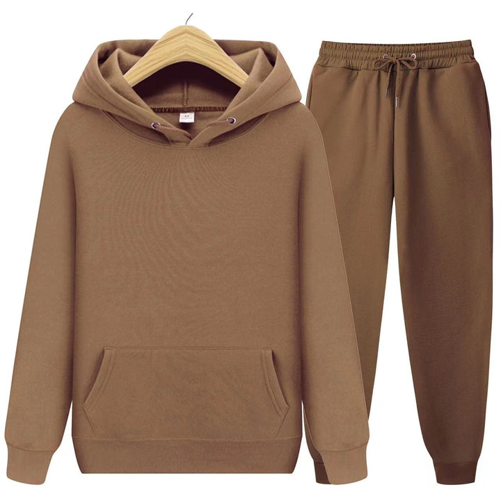 Unisex Hoodie Und Jogginghose Im Zweiteiler Set Weiches Material Lockere Passform