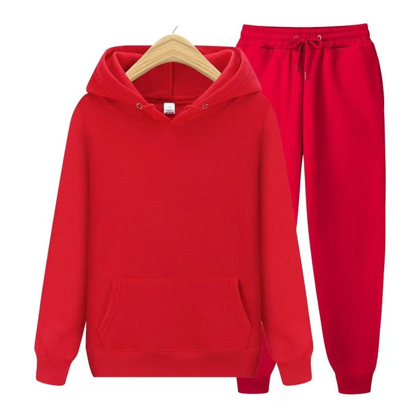 Unisex Hoodie Und Jogginghose Im Zweiteiler Set Weiches Material Lockere Passform