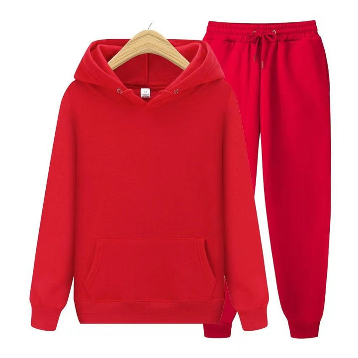 Unisex Hoodie Und Jogginghose Im Zweiteiler Set Weiches Material Lockere Passform