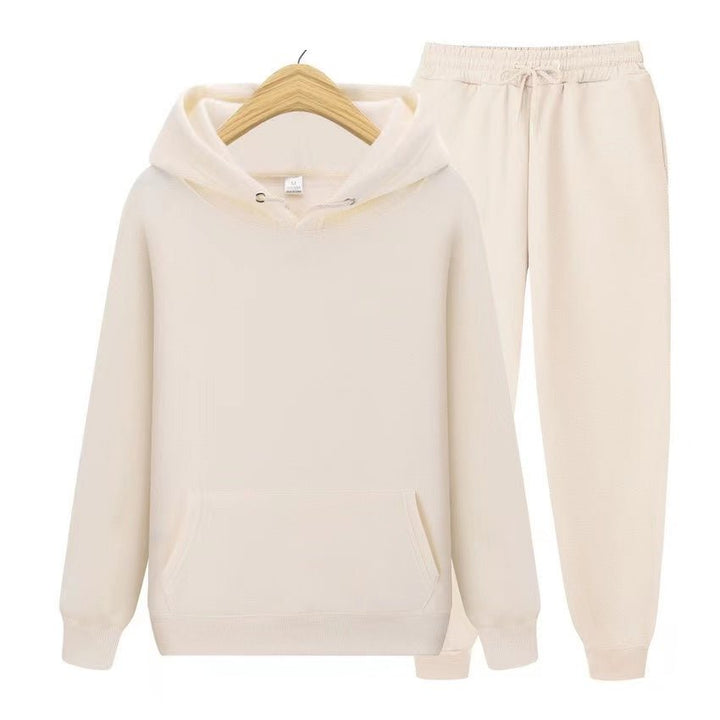 Unisex Hoodie Und Jogginghose Im Zweiteiler Set Weiches Material Lockere Passform