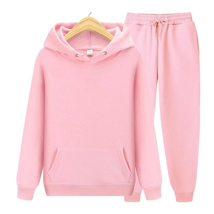 Unisex Hoodie Und Jogginghose Im Zweiteiler Set Weiches Material Lockere Passform