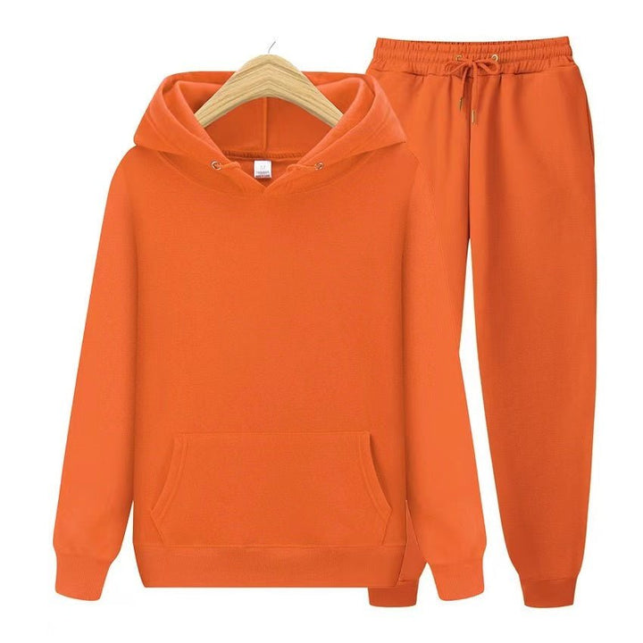 Unisex Hoodie Und Jogginghose Im Zweiteiler Set Weiches Material Lockere Passform
