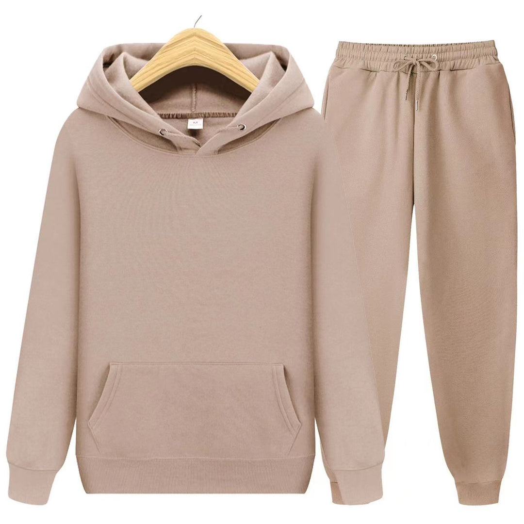 Unisex Hoodie Und Jogginghose Im Zweiteiler Set Weiches Material Lockere Passform
