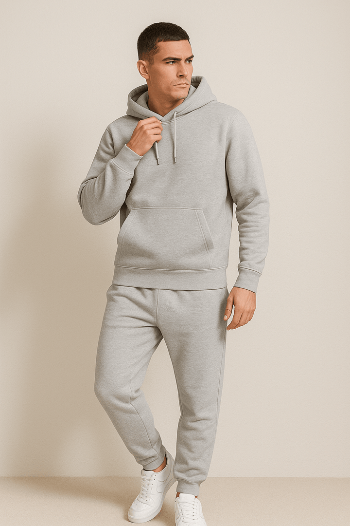Unisex Hoodie Und Jogginghose Im Zweiteiler Set Weiches Material Lockere Passform