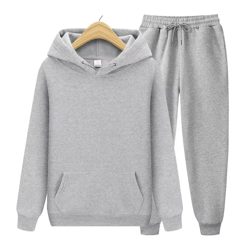 Unisex Hoodie Und Jogginghose Im Zweiteiler Set Weiches Material Lockere Passform