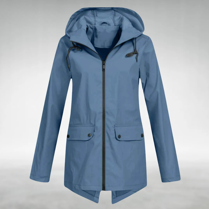 Frauen Wasserdichte Jacke Schlankes Design Trocken Stilvoll