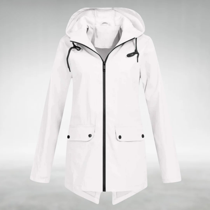 Frauen Wasserdichte Jacke Schlankes Design Trocken Stilvoll
