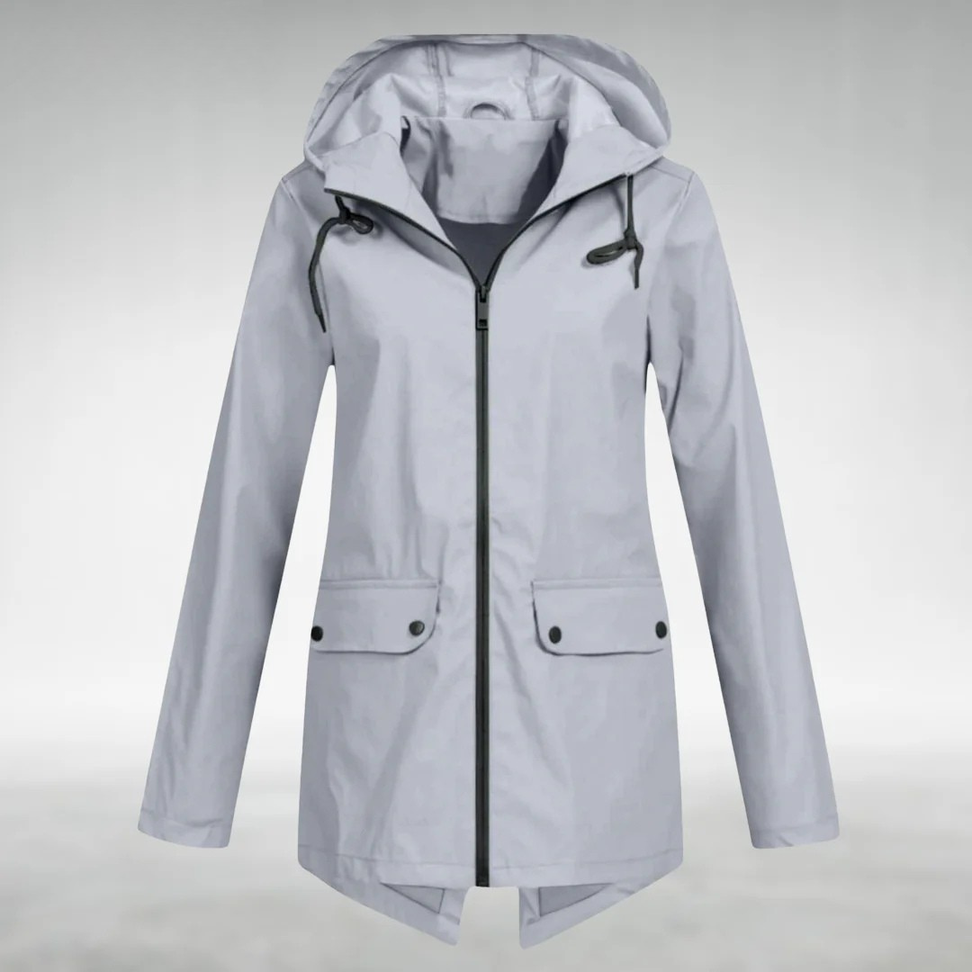 Frauen Wasserdichte Jacke Schlankes Design Trocken Stilvoll