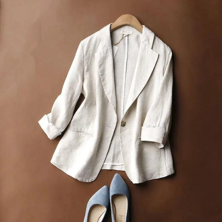 Leinenblazer Damen – Atmungsaktiv Und Elegant Für Den Sommer