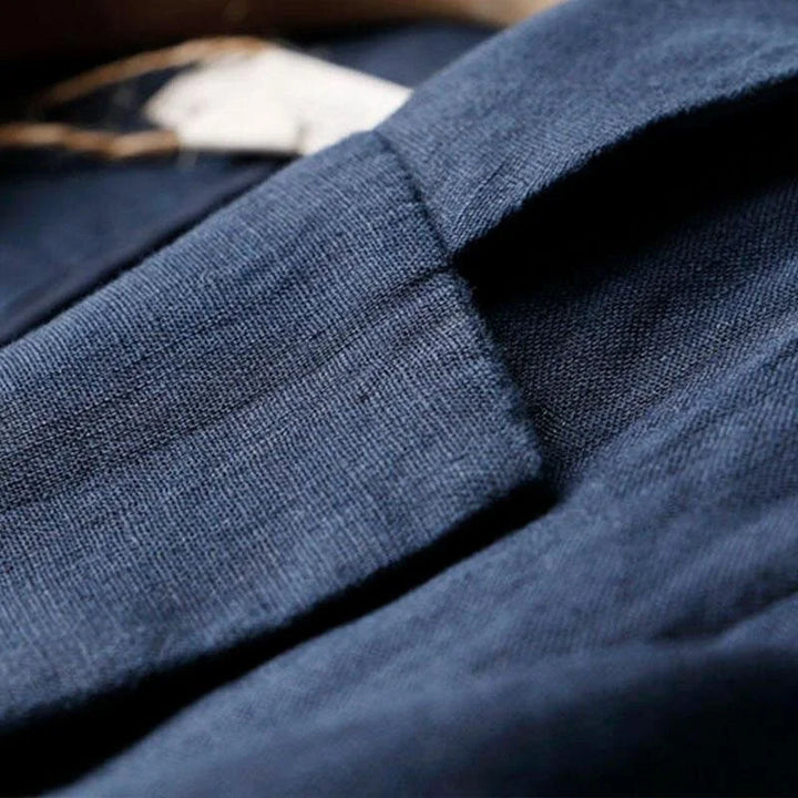 Leinen Blazer Weiche Leichte Sommerjacke