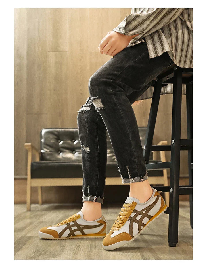 Herren Geometrische Sommer-Sneakers Gummisohle