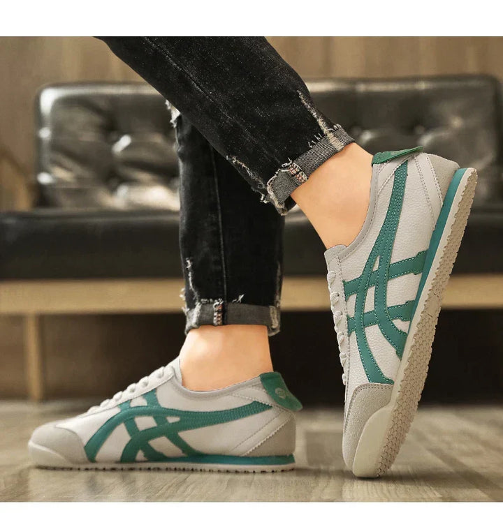 Damen Geometrische Sommer-Sneakers Gummisohle