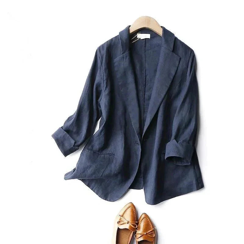 Leinenblazer Damen – Atmungsaktiv Und Elegant Für Den Sommer