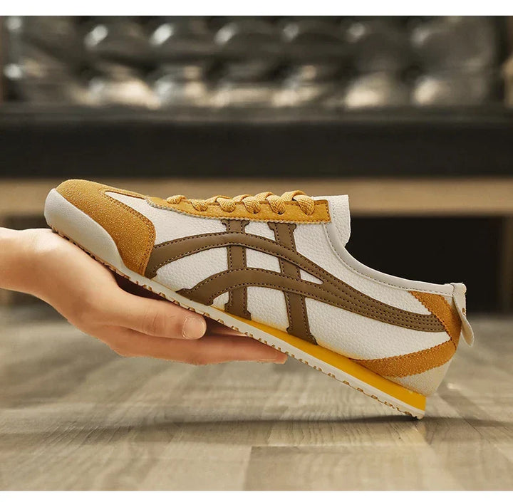 Damen Geometrische Sommer-Sneakers Gummisohle