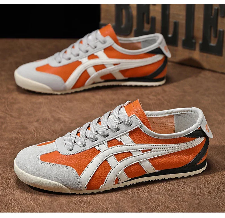 Damen Geometrische Sommer-Sneakers Gummisohle