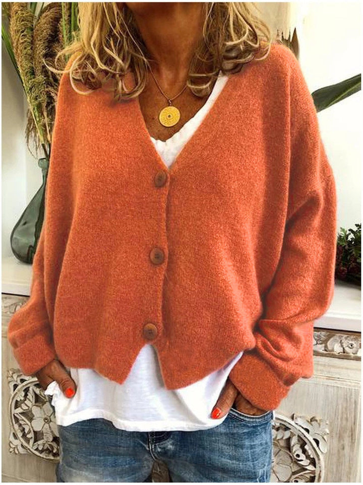 Damen Strickjacke Strickcardigan Kuscheligen Komfort Stil
