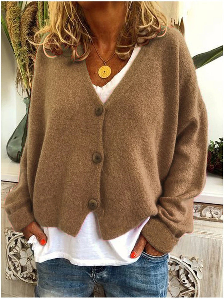 Damen Strickjacke Strickcardigan Kuscheligen Komfort Stil