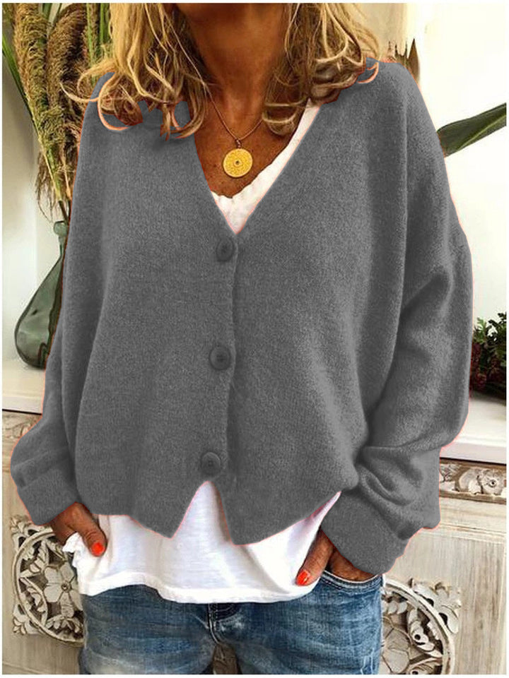 Damen Strickjacke Strickcardigan Kuscheligen Komfort Stil