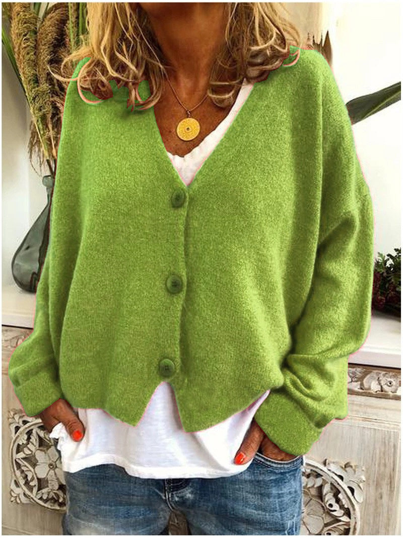 Damen Strickjacke Strickcardigan Kuscheligen Komfort Stil