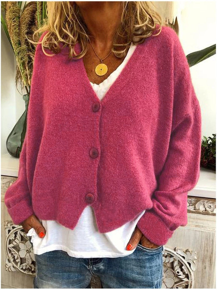 Damen Strickjacke Strickcardigan Kuscheligen Komfort Stil