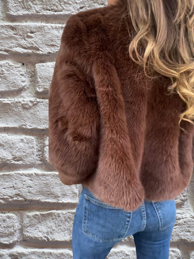Damen Herbstmantel Warm Und Gemütlich Luxuriöses Erscheinungsbild Leicht Zu Tragen