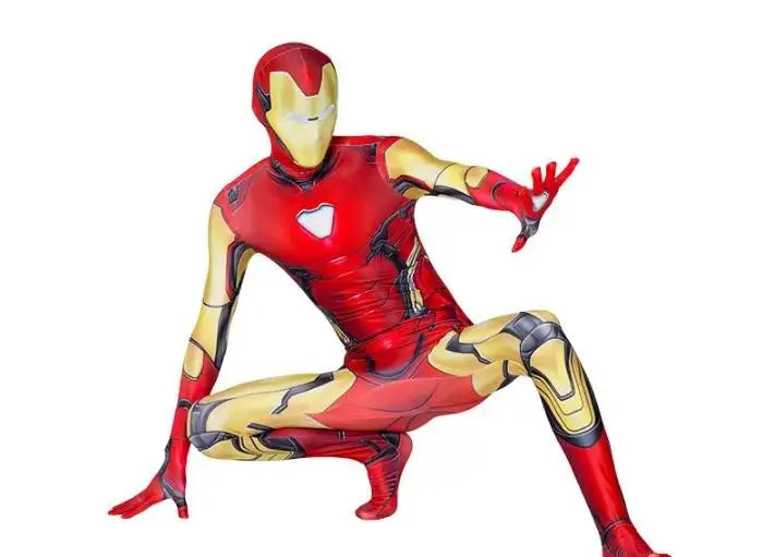 Superhelden-Spandex-Body mit 3D-Druck – Halloween-Cosplay-Kostüm, Weihnachtsgeschenk