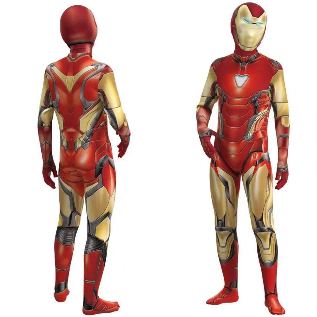 Superhelden-Spandex-Body mit 3D-Druck – Halloween-Cosplay-Kostüm, Weihnachtsgeschenk