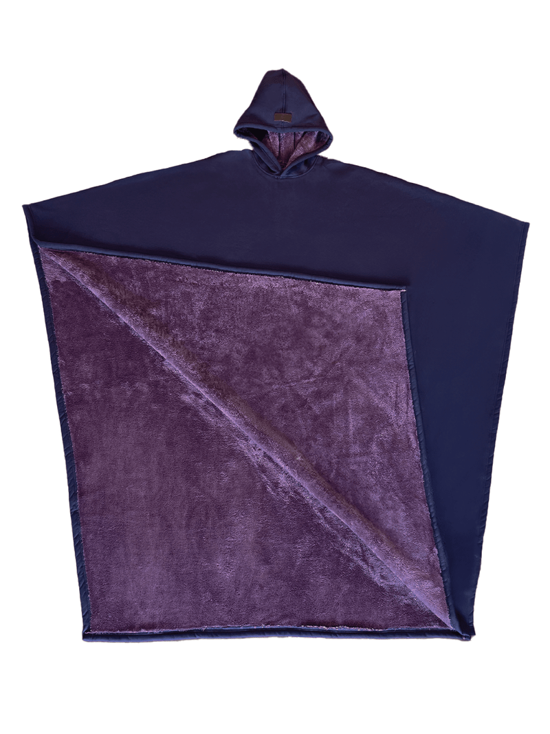 Unisex Poncho Mit Kapuze Und Fleecefutter Oversize