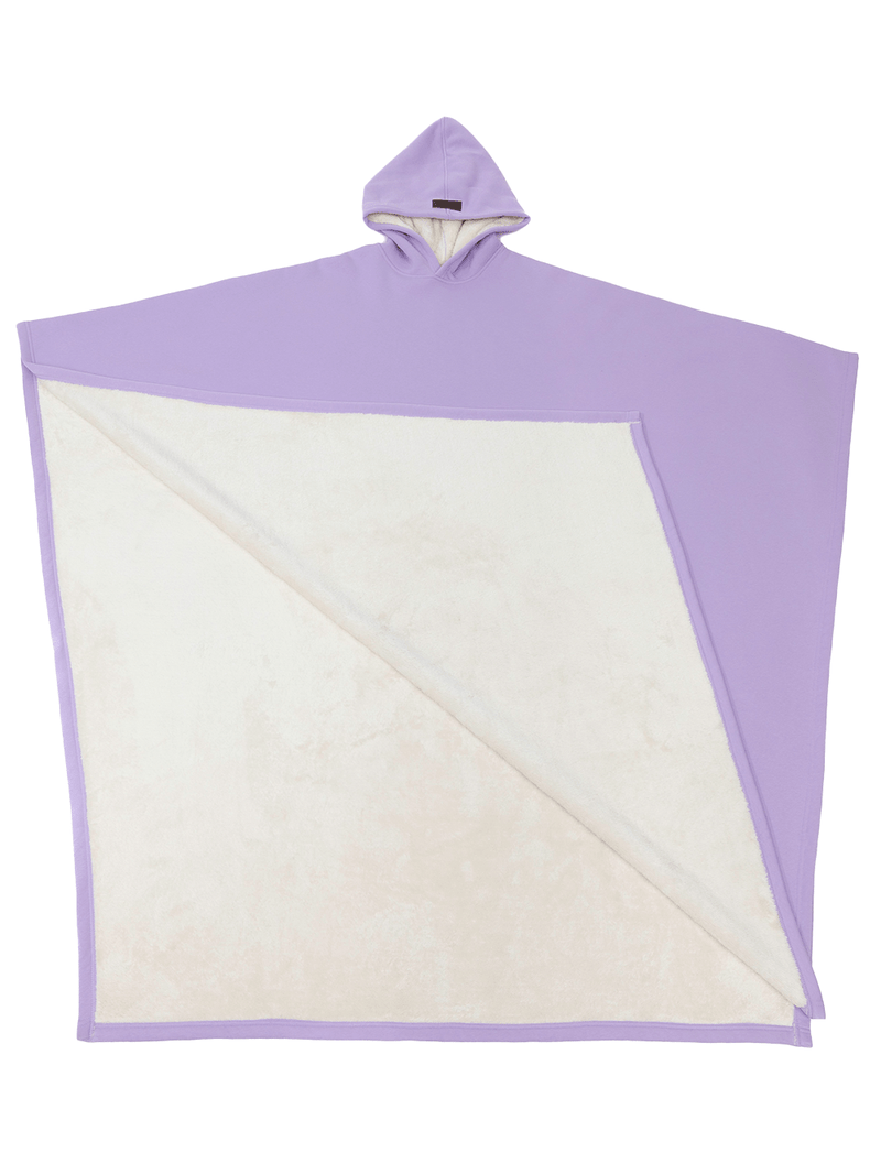 Unisex Poncho Mit Kapuze Und Fleecefutter Oversize