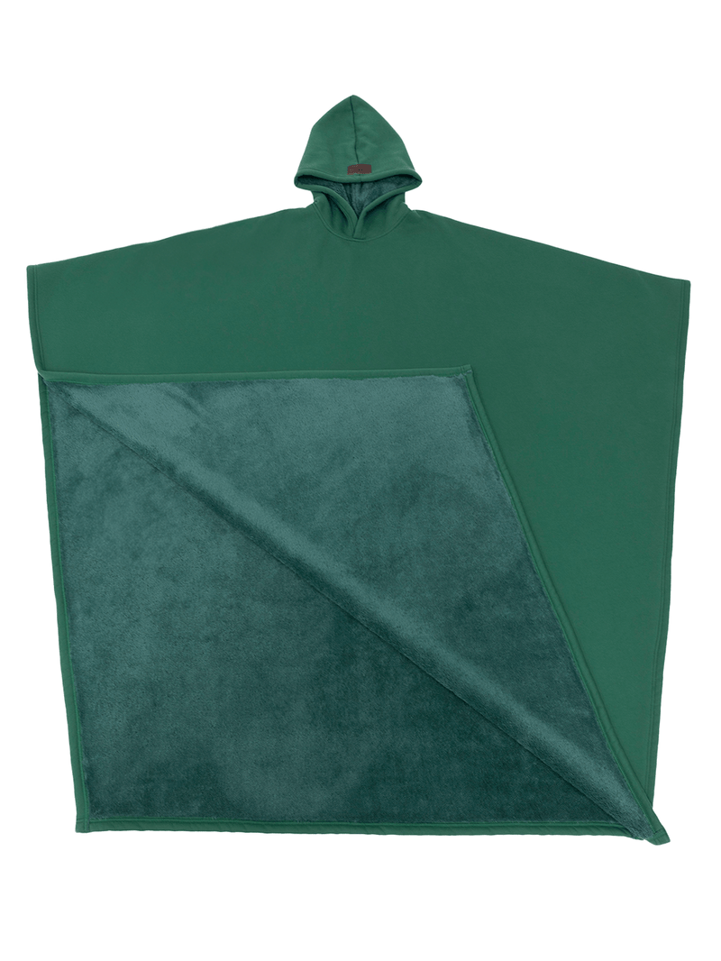 Unisex Poncho Mit Kapuze Und Fleecefutter Oversize