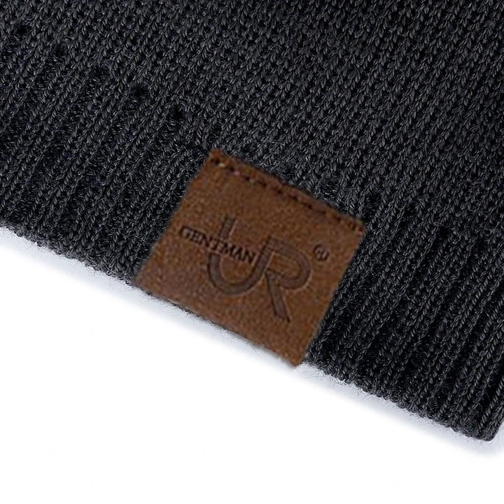 Unisex Labal Wintermützen, Strickmützen Beanie-Mütze Outdoor-Aktivitäten