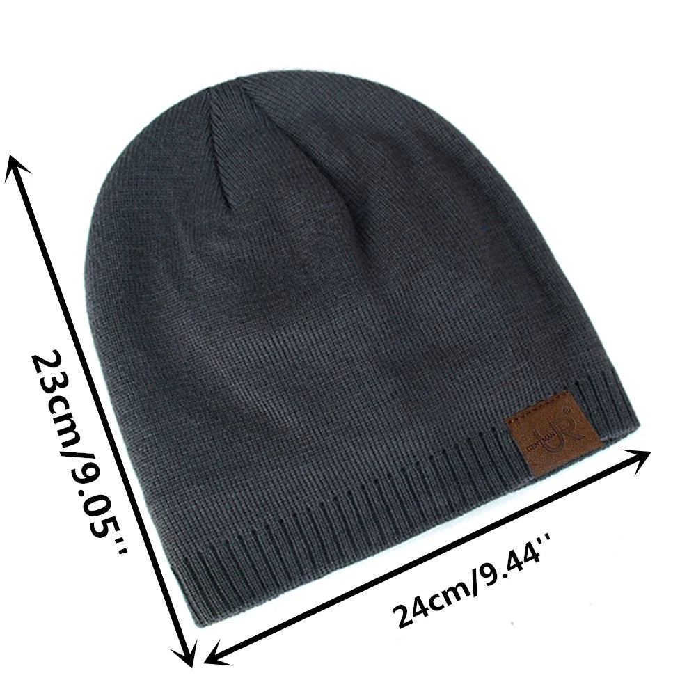 Unisex Labal Wintermützen, Strickmützen Beanie-Mütze Outdoor-Aktivitäten