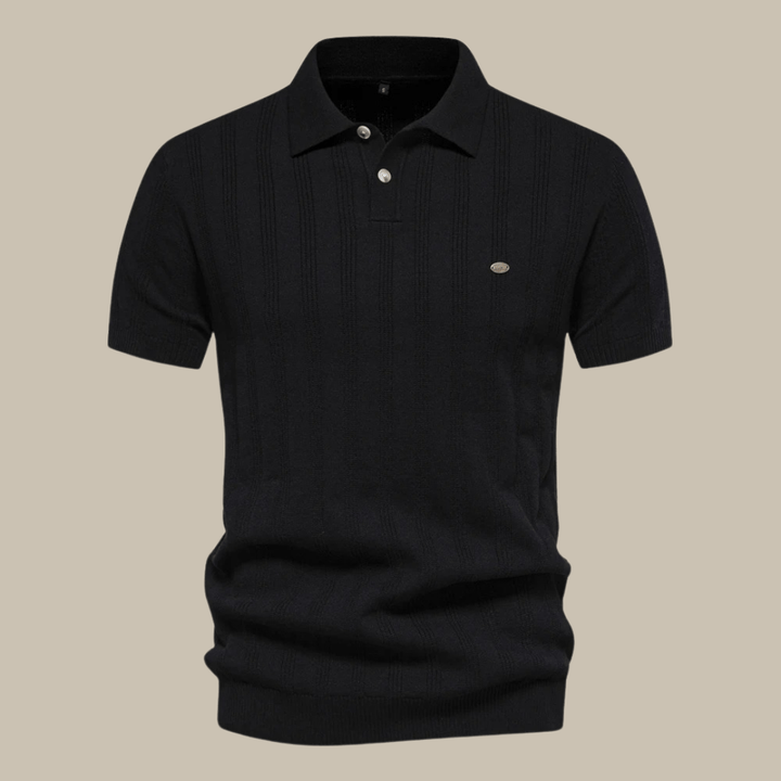Dolce | Herren Strick-Polo – Klassische Knopfleiste, Feinstrick-Gewebe & Exklusiver Look