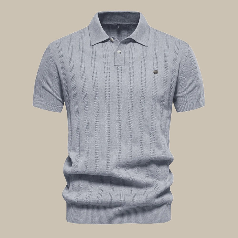 Dolce | Herren Strick-Polo – Klassische Knopfleiste, Feinstrick-Gewebe & Exklusiver Look
