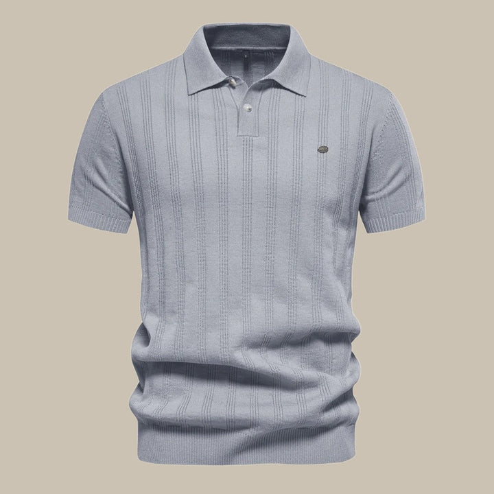Dolce | Herren Strick-Polo – Klassische Knopfleiste, Feinstrick-Gewebe & Exklusiver Look