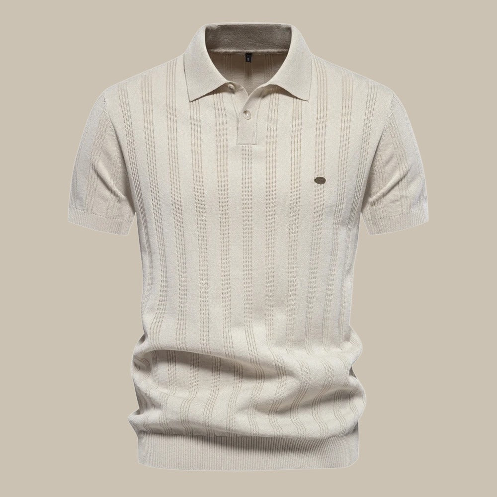 Dolce | Herren Strick-Polo – Klassische Knopfleiste, Feinstrick-Gewebe & Exklusiver Look