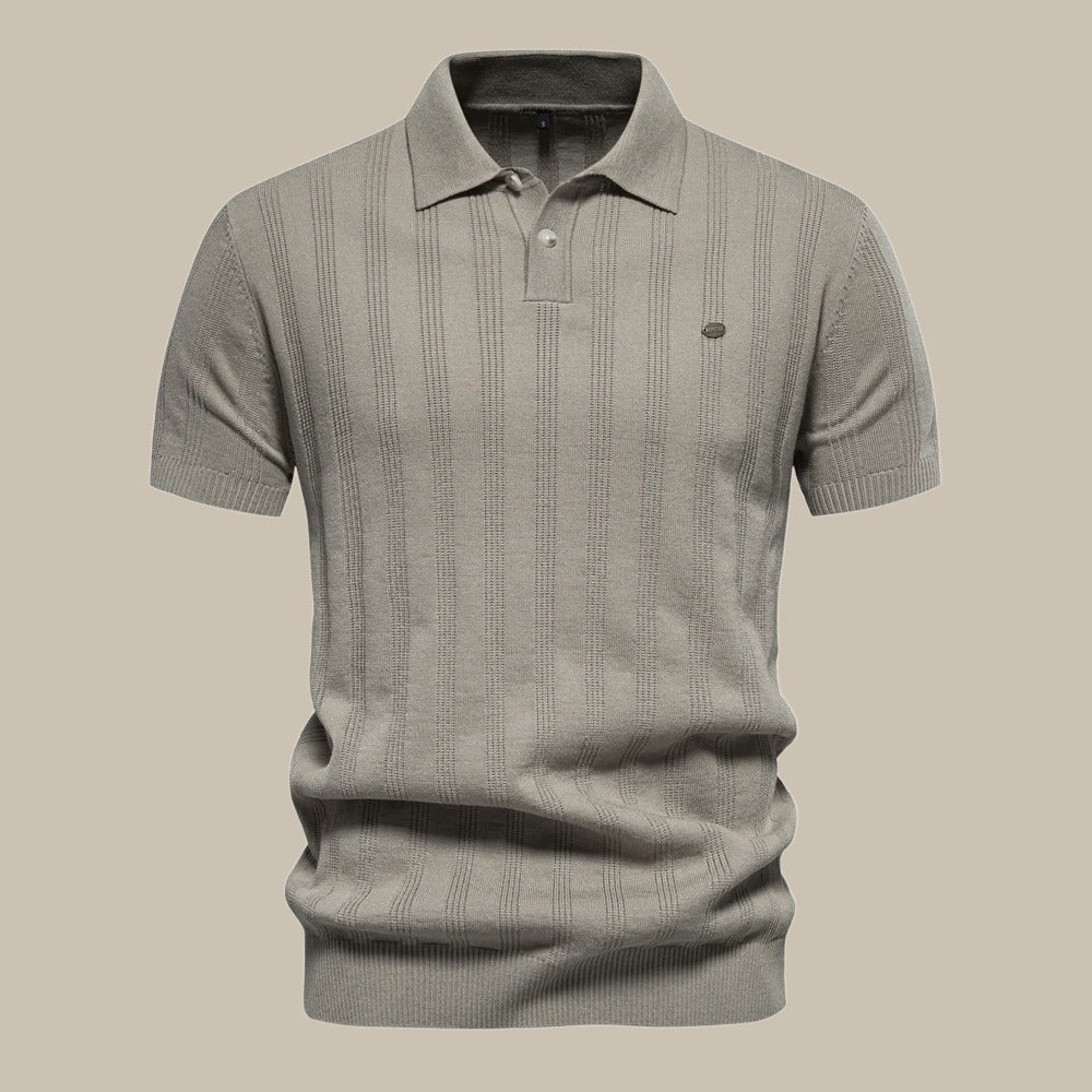 Dolce | Herren Strick-Polo – Klassische Knopfleiste, Feinstrick-Gewebe & Exklusiver Look
